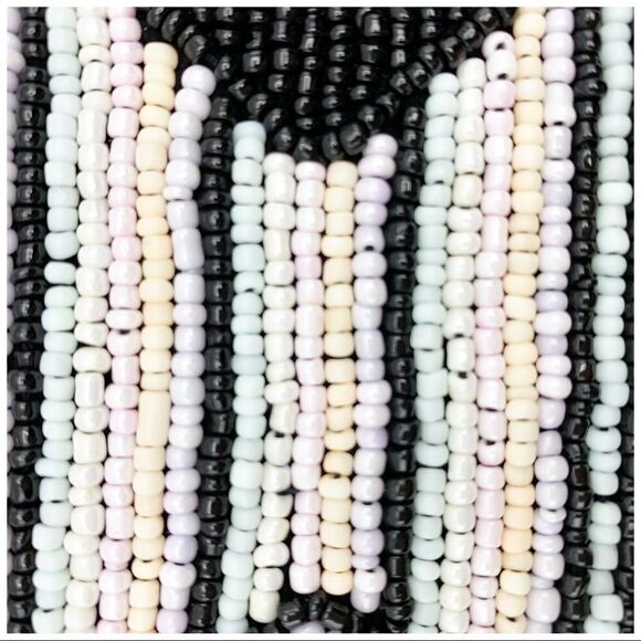 Rainbowlink Beaded Slip on Reader Case Clutch Make-Up Bag‎ - Picture 4 of 12